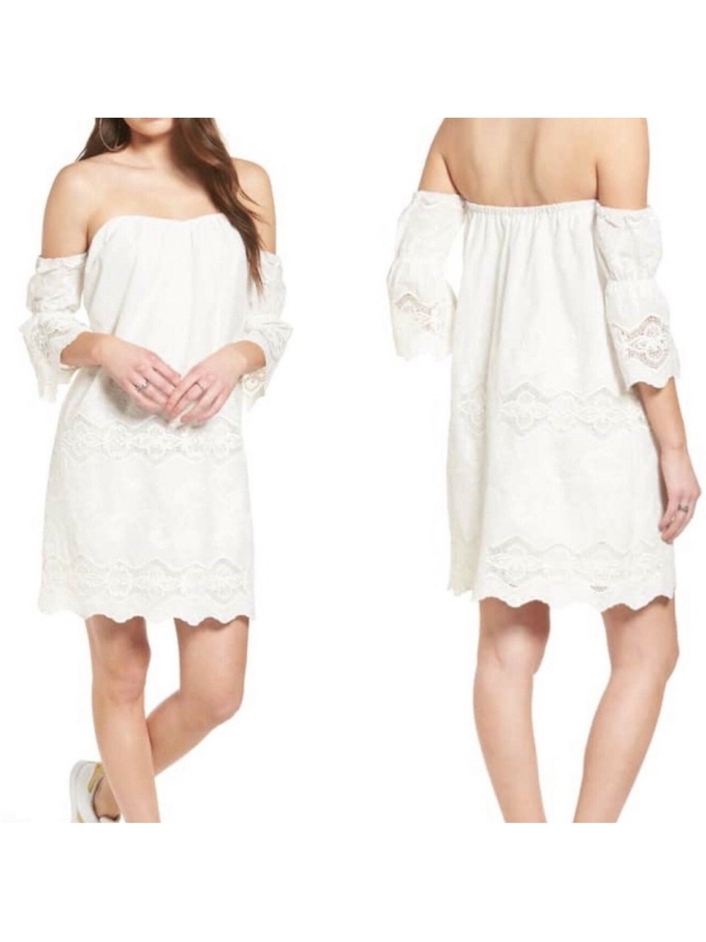 NWT Astr women’s cream dress size S